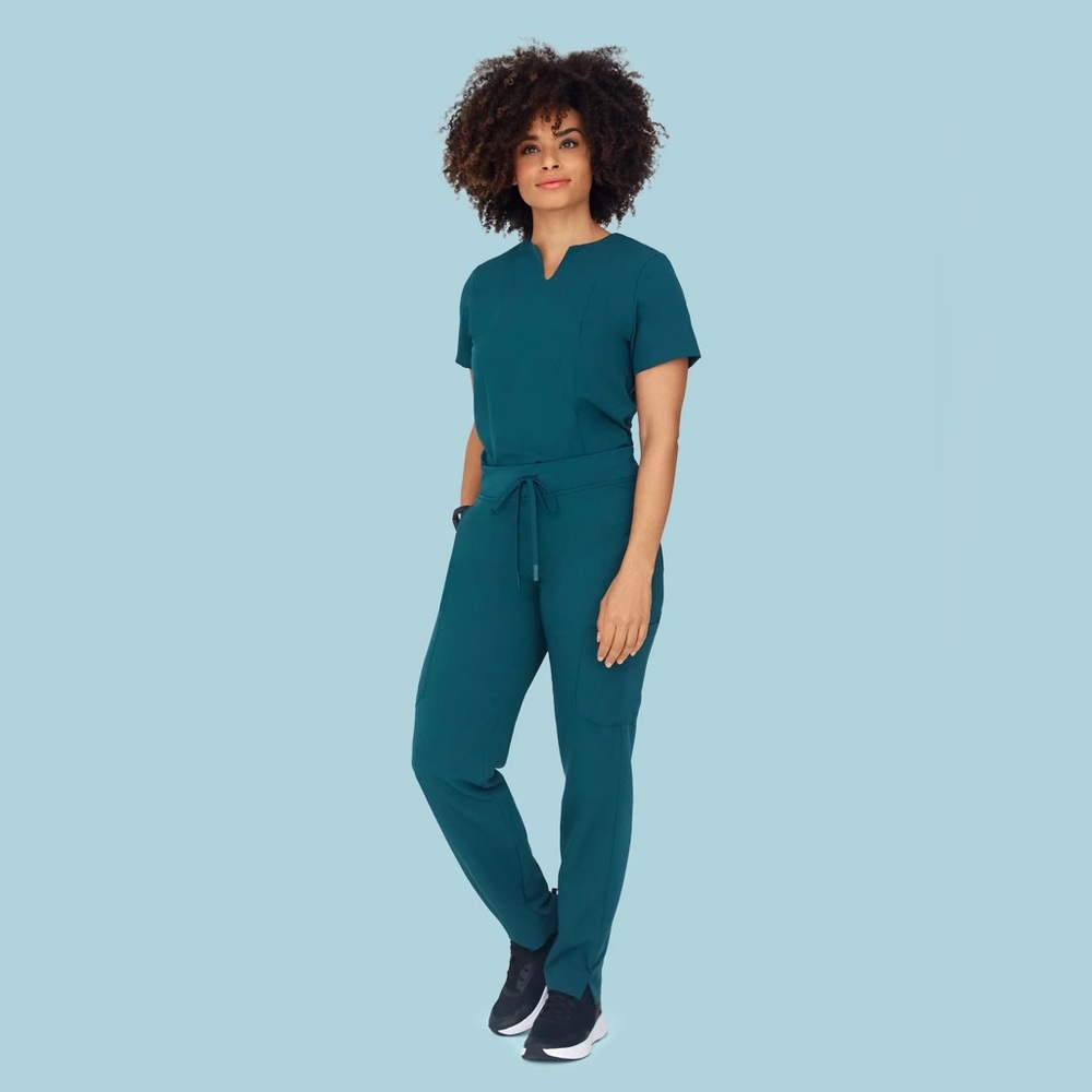 Mandala Caribbean Blue Scrub Set in S/SP